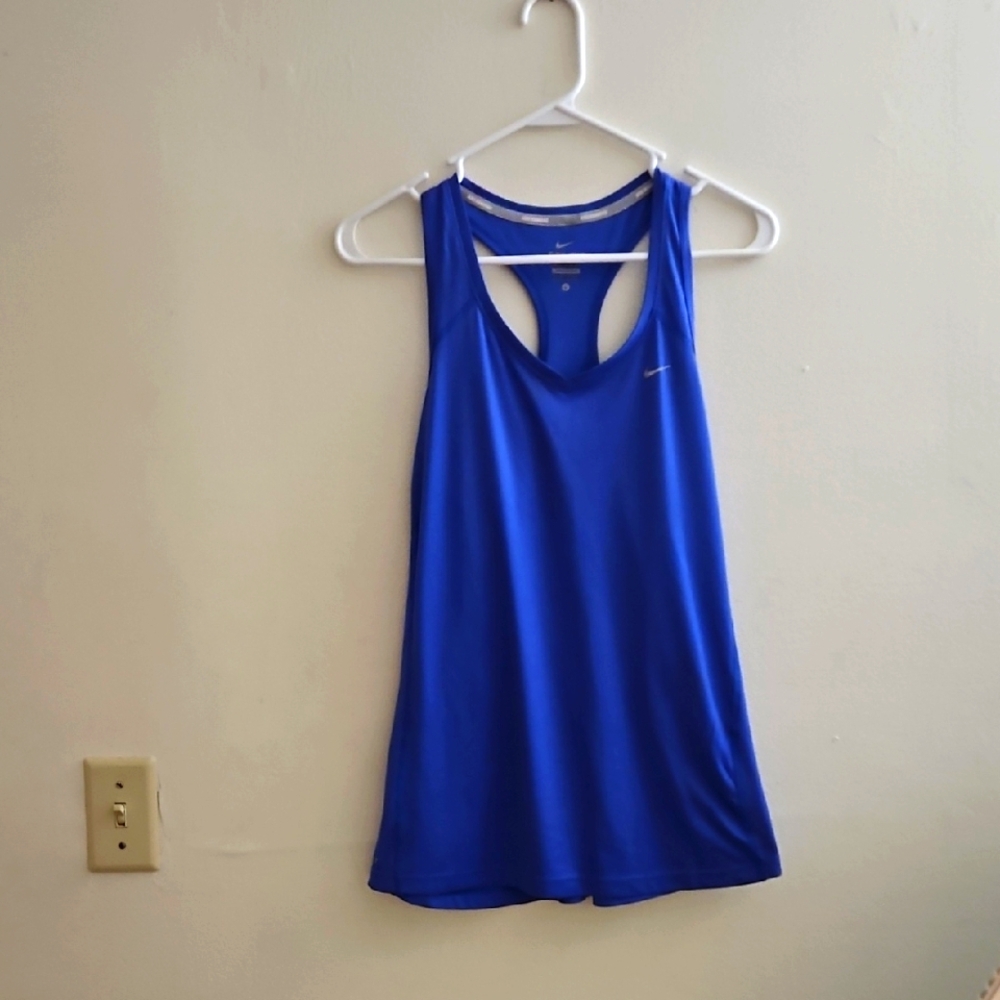 Large Women's Blue Tank Top